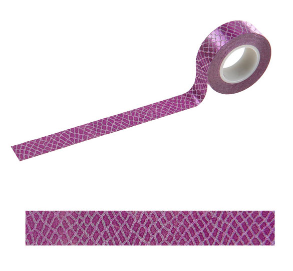 Скотч декоративный "Фиолетовый питон"